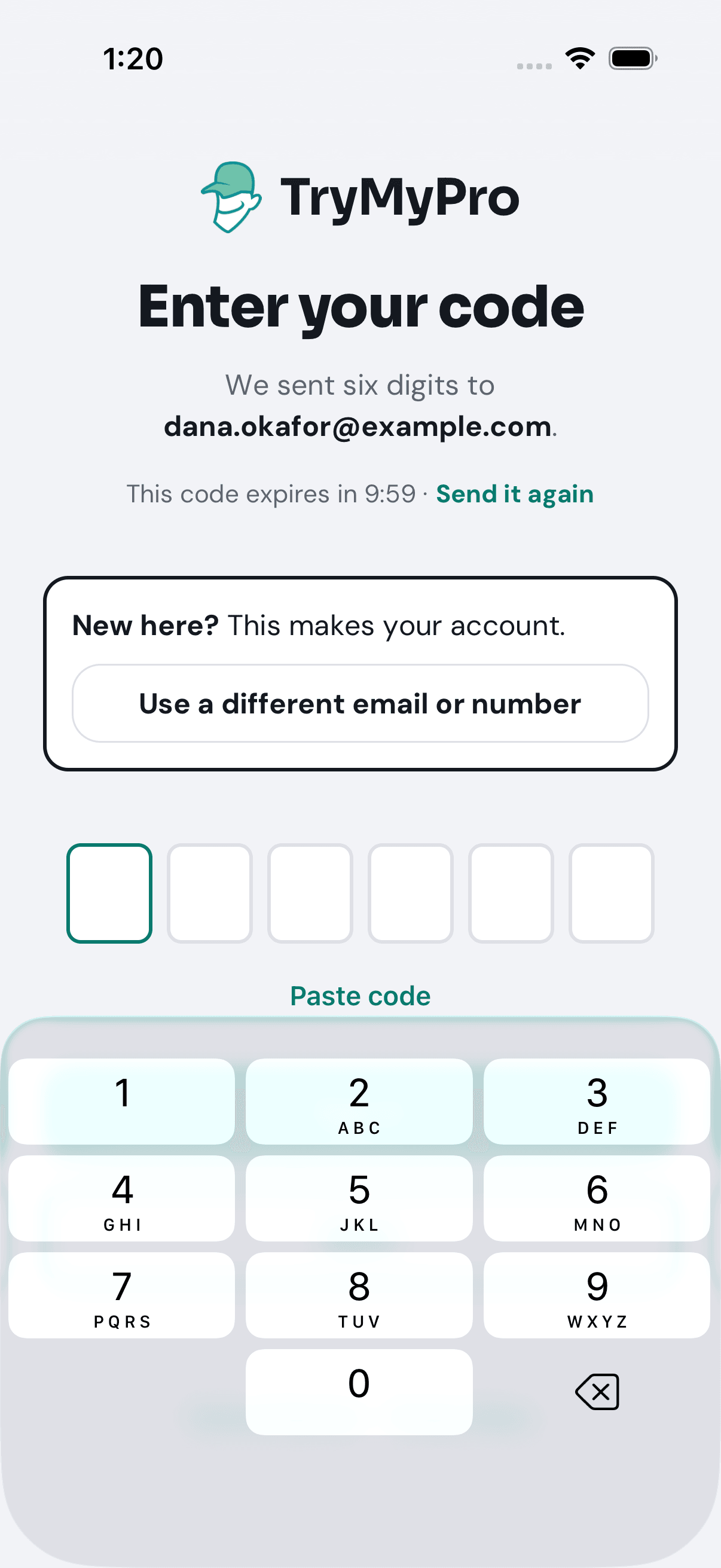 Enter your code, with New here? This makes your account