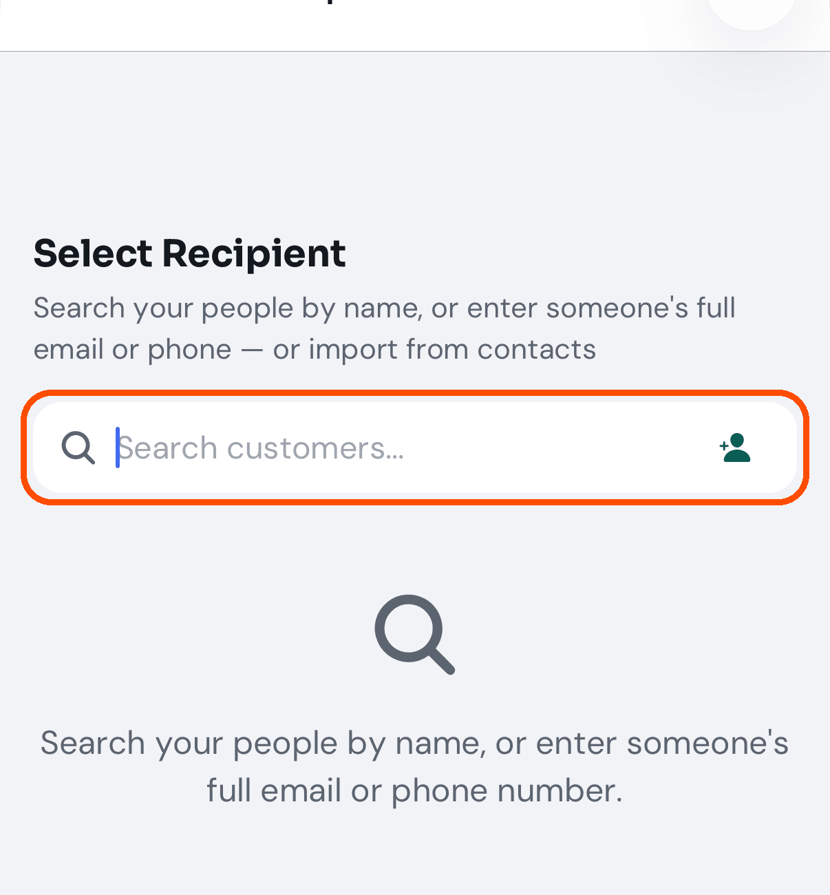 Request a Review, before anything is typed